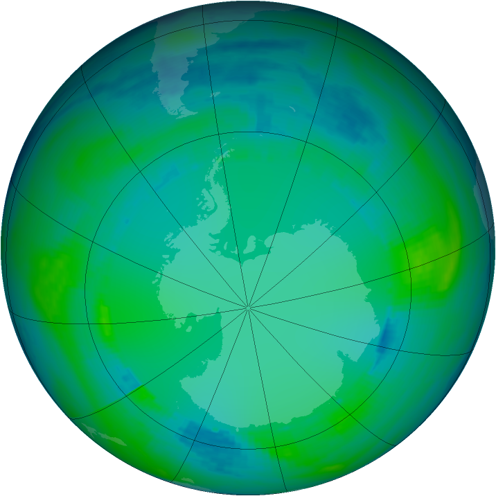 Ozone Map 1985-07-26